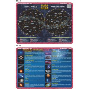 Podkładka edukacyjna Visual System Geografia, Mapa Nieba